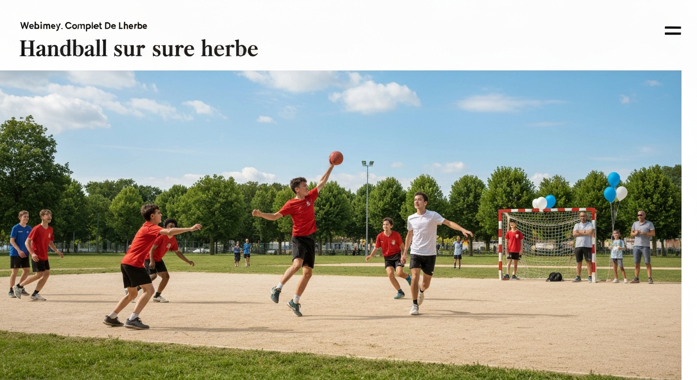 Handball sur herbe : guide pratique pour jouer et entretenir
