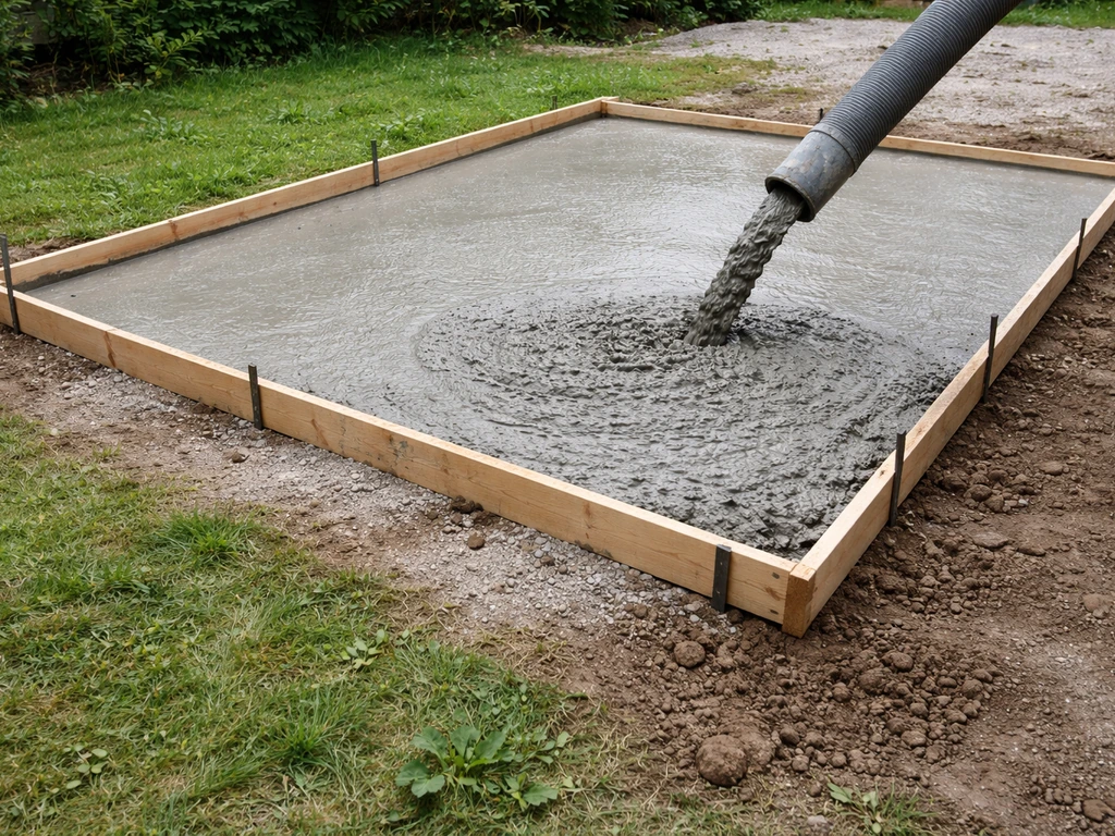 Couler du béton sur de l’herbe : guide étape par étape