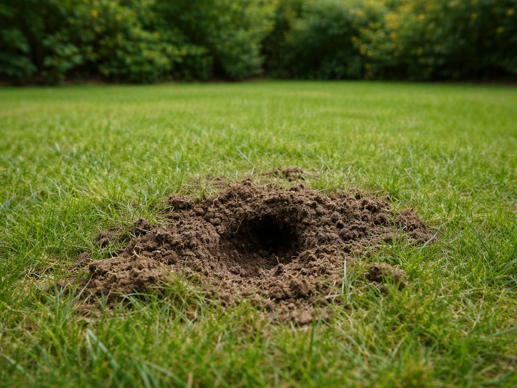 Trou de hérisson dans la pelouse : quoi faire et comment réparer