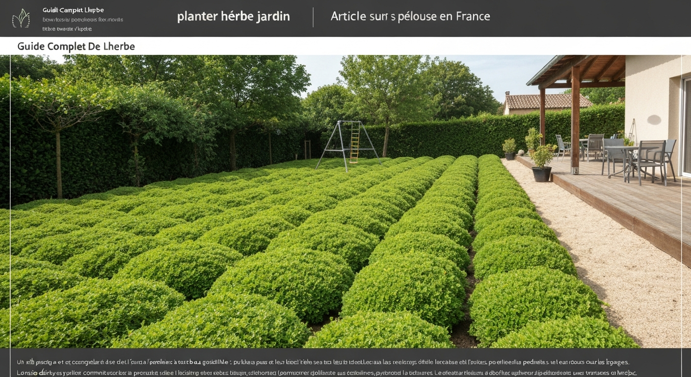 herbe jardin planter