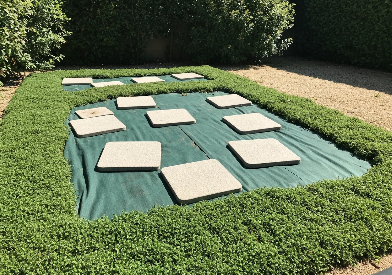 Terrasse provisoire sur herbe : guide pas à pas et solutions